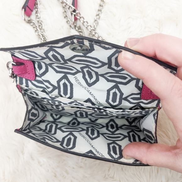 Rebecca Minkoff Pink Studded Envelope Crossbody - Picture 8 of 8